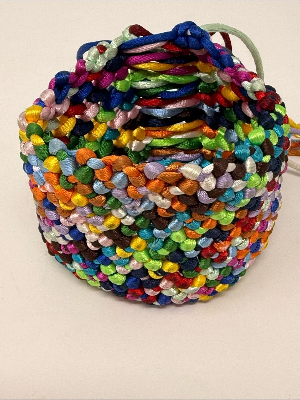Multicolor Beaded Bracelet - Pack of Adjustable String Bands - Picture 7 of 9